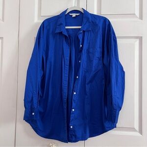 Old Navy Oversized Button-Down Boyfriend Shirt (L)